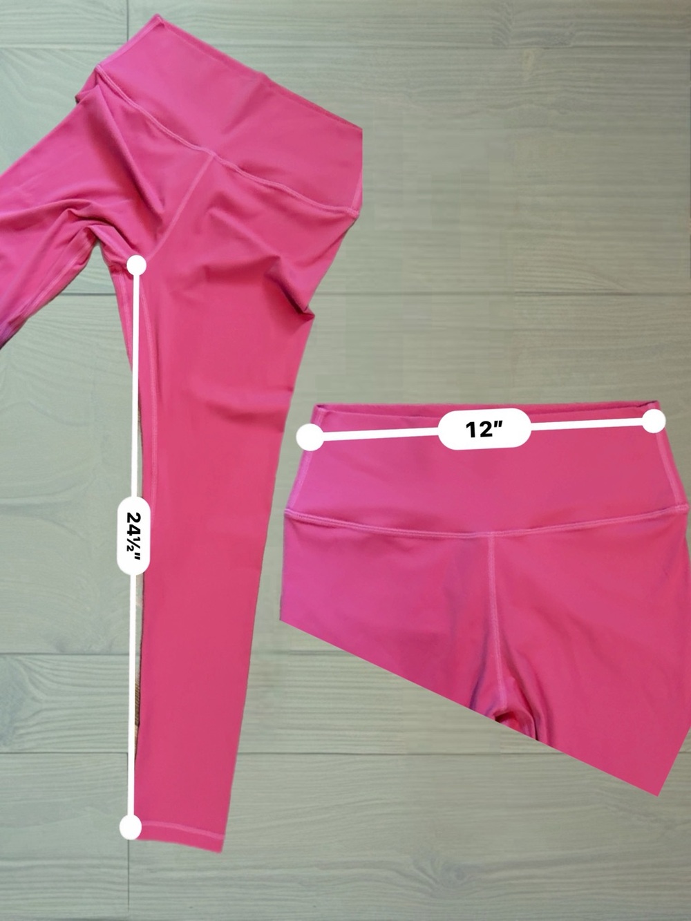 Source Unknown Vibrant Pink High-Waist Leggings - Picture 5 of 5